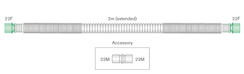 Растягивающийся шланг Compact длина 2м.