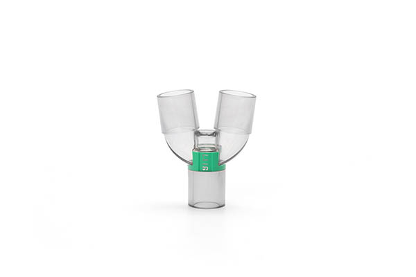 Прозрачный Y-образный коннектор без портов 22М/15F-22М