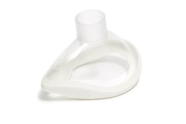 Анестезиологическая лицевая маска ClearLite, размер 2, для детей, с белой манжетой, без крепежного кольца, 22F