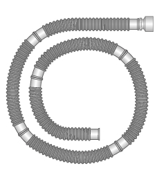 22мм шланг Flextube - 30F коннектор, длина 5.2м