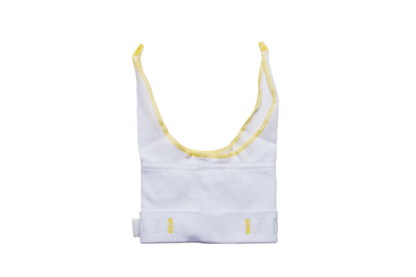 Крепежный чепчик nFlow, желтый, размер 2 (26-28см) 